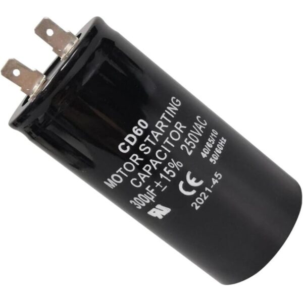 CD60 300uF Starting Capacitor 250VAC 300MFD Black for Ryobi Electric Pressure Washer Ry142300 | EZ Auction