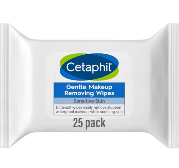 Cetaphil Gentle Makeup Removing Face Wipes, Daily Cleansing Facial Towelettes Gently Remove Makeup, Fragrance and Alcohol Free, 25 Count | EZ Auction