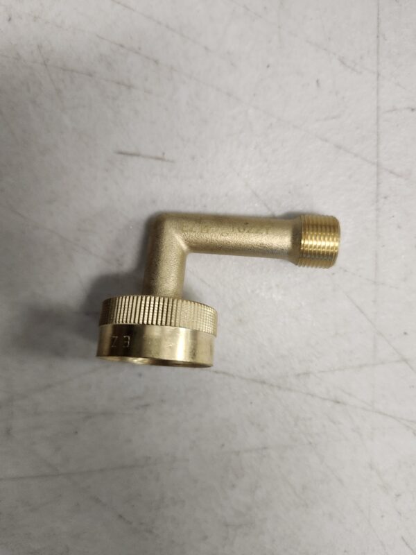 Premium No-lead brass dishwasher swivel connector elbow fitting 3/8" comp x 3/4" FHT | EZ Auction