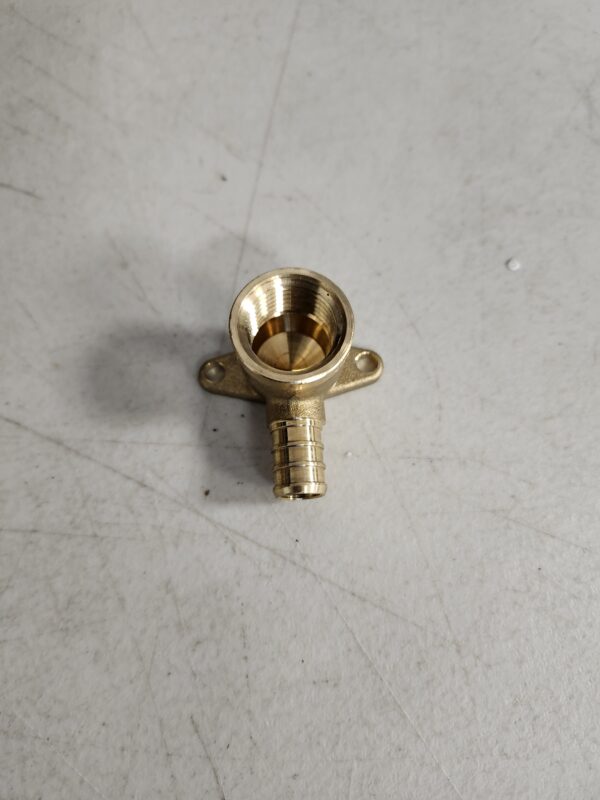 EFIELD Pex 1/2 Inch x 1/2 Inch Female NPT Threaded Drop-Ear Elbow Barb Crimp Brass Fitting, ASTM F1807 | EZ Auction