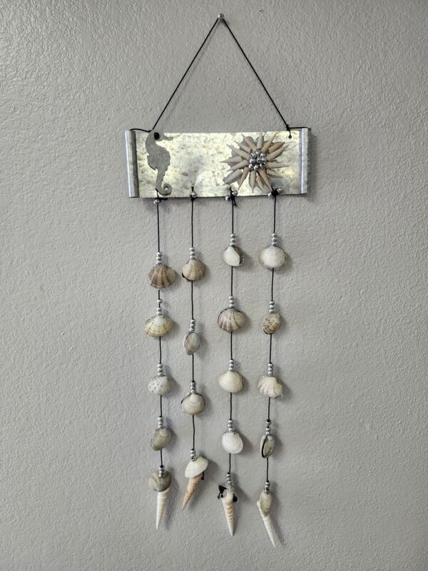 *** PICTURE FOR REFERENCE***ARTISINAL IMPORTED HANDMADE AUTHENTIC SEASHELL WINDCHIME | EZ Auction