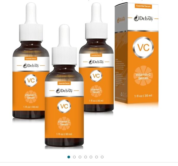 DEBAIY 3 Pack Vitamin C Serum for Face Restores Skin Tone Promotes Epidermal Barrier Repair (1fl oz | 30ml) | EZ Auction