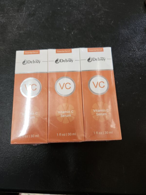 DEBAIY 3 Pack Vitamin C Serum for Face Restores Skin Tone Promotes Epidermal Barrier Repair (1fl oz | 30ml) | EZ Auction