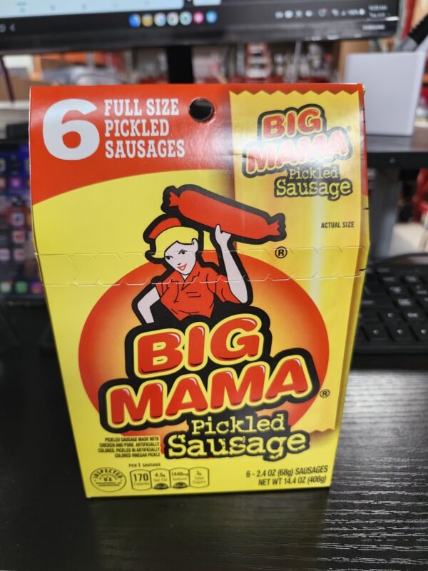 Penrose Big Mama Pickled Sausages, 2.4 Ounce, 6 Pack | EZ Auction