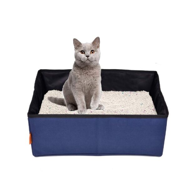 Standard Collapsible Portable Foldable Cat Litter Boxes Dog Litter Boxes Waterproof Material | EZ Auction