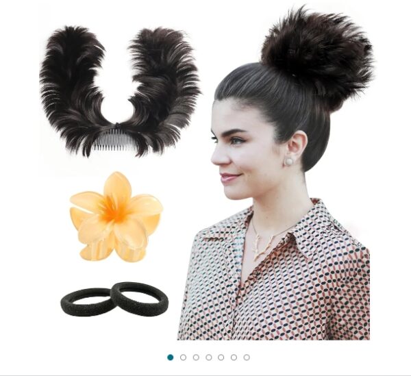 Ailsa Messy Bun Hair Piece Tousled Updo Bun Side Comb Clip in Hair Bun Messy Bun Scrunchie Hairpieces for Women Short Adjustable Fluffy Chignon Hair Piece Easy Wear Hair Extensions Ponytail 3 Set | EZ Auction