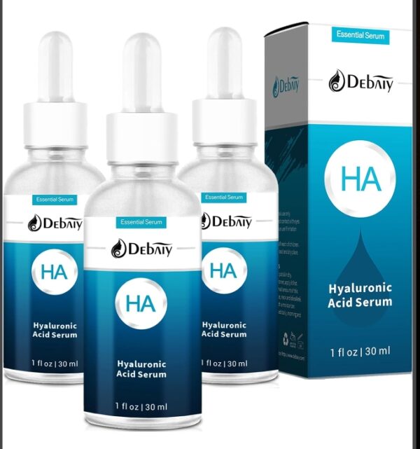 EXP 03/11/2027* DEBAIY 3 Pack Hyaluronic Acid Serum for Face Moisturizing Anti-Aging Serum -(1fl.oz|30ml) | EZ Auction