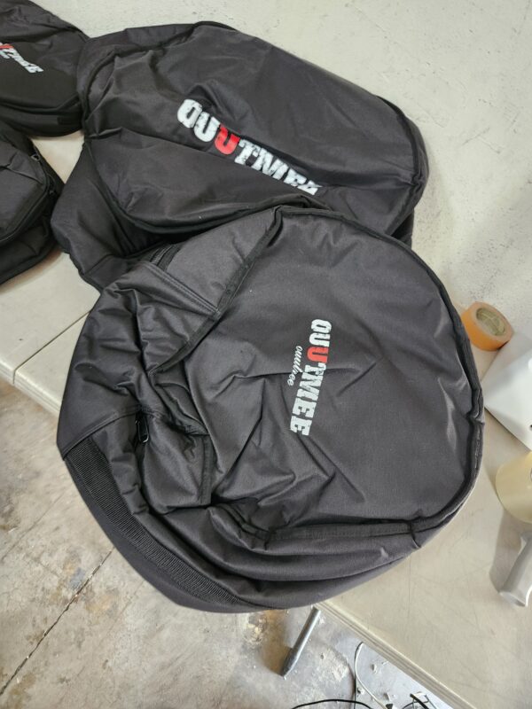 5 Piece 10mm Padded Drum Bag Set for 12" Tom, 13" Tom, 14" Snare, 16" Floor Tom, 22" Bass Drum | EZ Auction