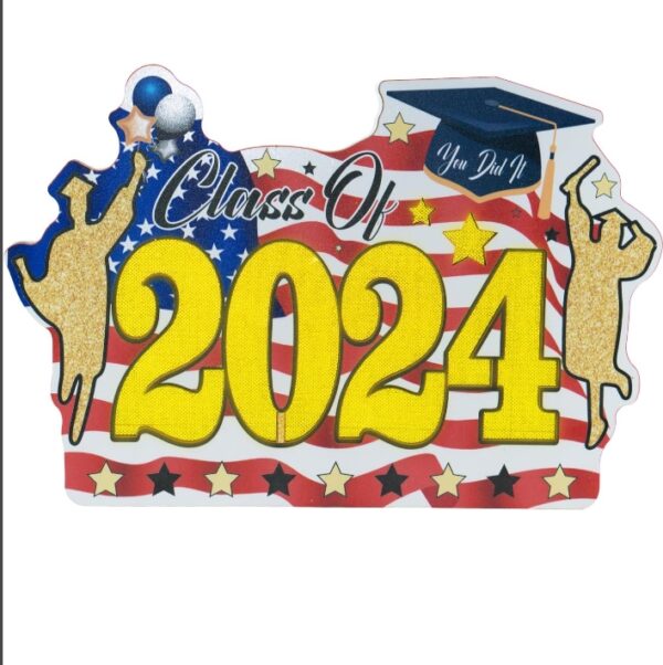 Graduation decorations class of 2024, Class of 2024 sign, Graduation photo booth props, 2024 graduation decorations-Luminous style. | EZ Auction