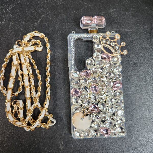 ***PHOTO FOR REFERENCE ONLY*** Compatible with Galaxy S23 Ultra Case Bling Rhinestone Dimaond 3D Crystal for Women Girls Cute Glitter Girly Handmade Flower Gem Fashion Luxury Shiny Sparkle Phone Case | EZ Auction