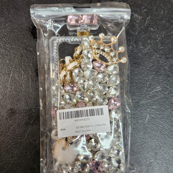 ***PHOTO FOR REFERENCE ONLY*** Compatible with Galaxy S23 Ultra Case Bling Rhinestone Dimaond 3D Crystal for Women Girls Cute Glitter Girly Handmade Flower Gem Fashion Luxury Shiny Sparkle Phone Case | EZ Auction