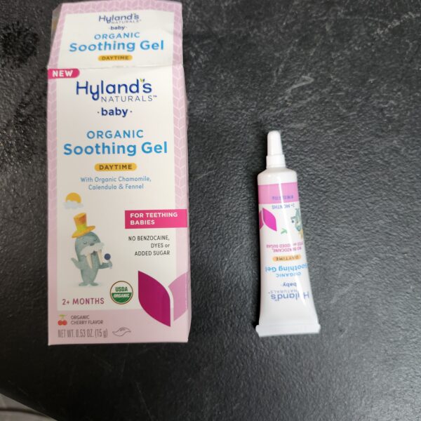 *** EXP 03-20-2025 *** Hyland's Naturals Baby - Organic Day Oral Soothing Gel, with Chamomile, Calendula, & Fennel, Natural Relief of Oral Discomfort, Irritability & Swelling, Easy-to-Apply, Ages 2 Months & Up, 0.53 Ounce | EZ Auction