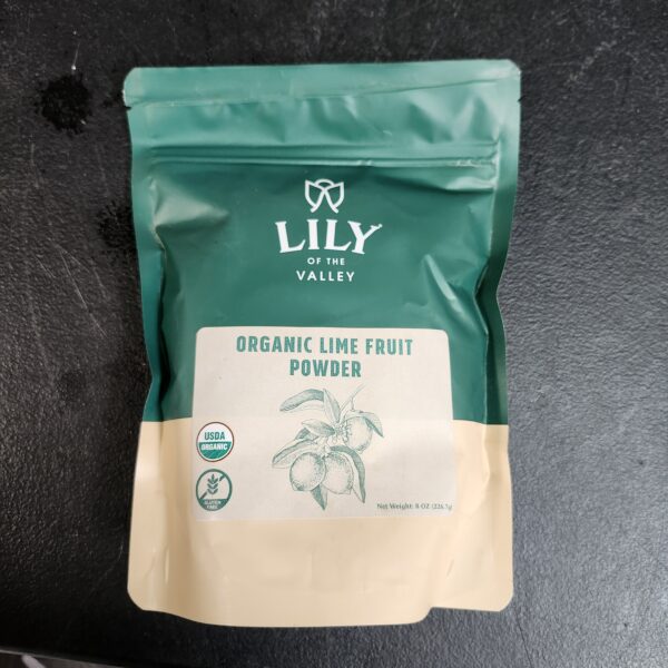 *** EXP 08-2025 *** Lily of the Valley Lime Fruit Powder - Ideal for Cooking & Baking - Flavoring Agent - Soury Flavor - Vegan & Gluten-Free - Packed in Resealable Pouch (8oz, 226g) | EZ Auction