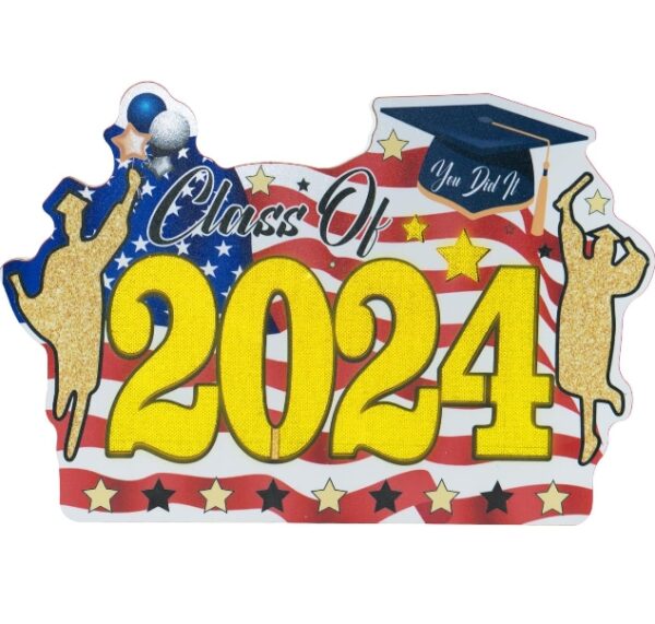 Graduation decorations class of 2024, Class of 2024 sign, Graduation photo booth props, 2024 graduation decorations-Luminous style. | EZ Auction