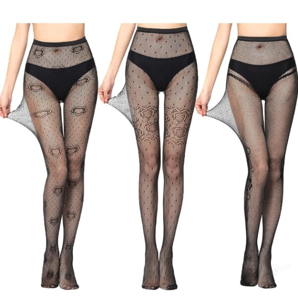 3 Style Women's Tights Black Fishnet Stockings, Mesh Fishnet Stockings Waist Pantyhose Thigh High Fishnets Tights for Women | EZ Auction