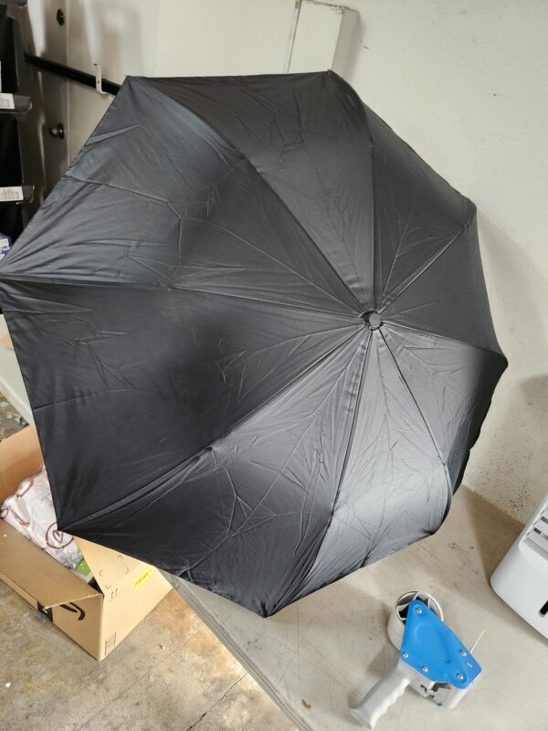 ***USED***IMAGEN FOR REFERENCE*Windproof Double Layer Folding Inverted Umbrella, Self Stand Upside-down Rain Protection Car Reverse Umbrellas with C-shaped Handle | EZ Auction