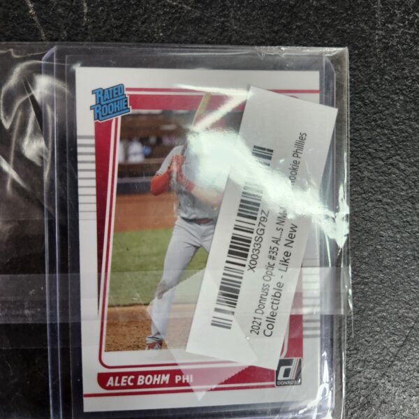 2021 Donruss #35 Alec Bohm Rated Rookies RC - Rookie Card Philadelphia Phillies Baseball NM-MT | EZ Auction
