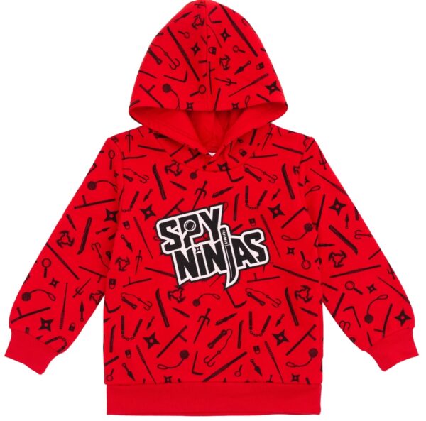 SIZE 18-20* Spy Ninjas Little Boys Fleece Hoodie Red 6 | EZ Auction