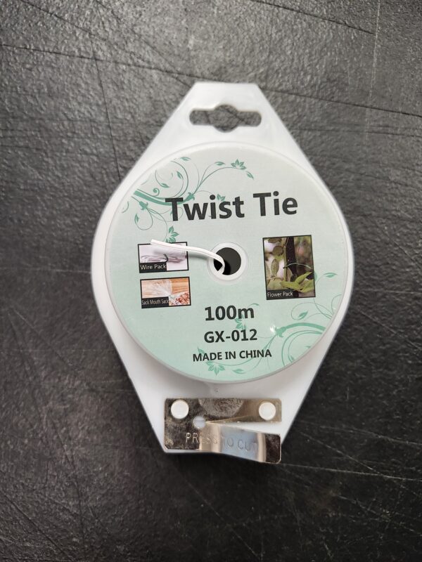 KINGLAKE 328 Feet Plastic Plant Twist Tie White Garden Plants Tie Multi-Use for Secure Vines,Plants | EZ Auction