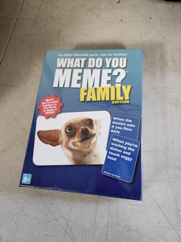 WHAT DO YOU MEME? Family Edition - The Best in Family Card Games for Kids and Adults | EZ Auction