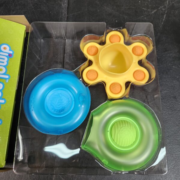 Fat Brain Toys Dimpl Splash - Three Popping Scoop & Pour Bath Toys for Toddlers | EZ Auction