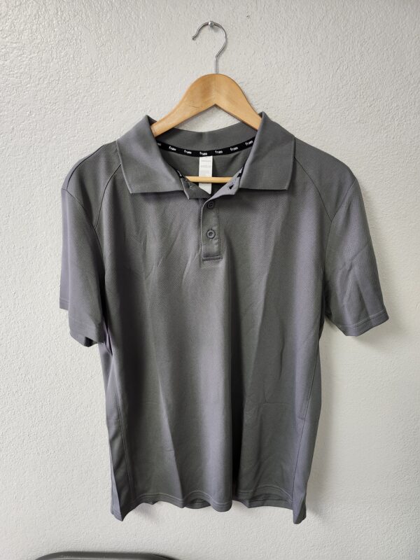 ***MEDIUM ***Men's Polo Shirt Quick Dry Performance Short Sleeve Tactical Shirts Pique Jersey Golf Shirt | EZ Auction