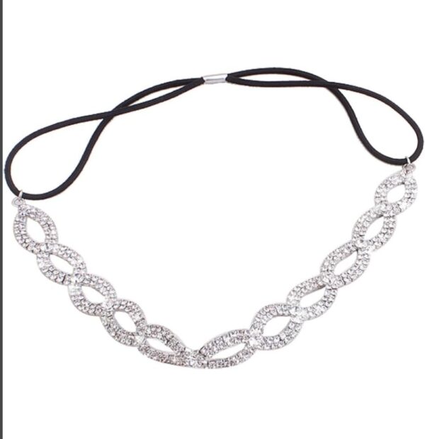 Fashion Rhinestones Headband Crown For First Communion,Wedding,Pageant (Sliver) | EZ Auction