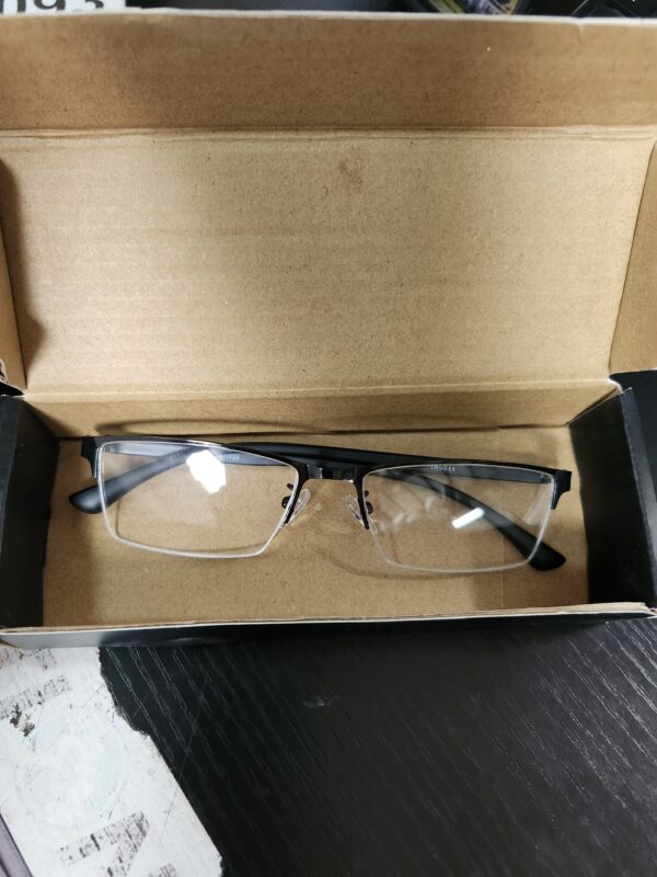 Jcerk Half Frame Reading Glasses Fashion Business Readers Eyeglassess | EZ Auction