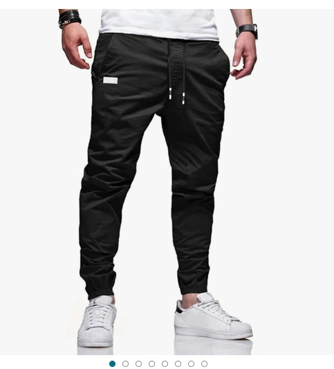 Men Joggers Chino Cargo Pants Hiking Outdoor Recreation Pants Twill ...