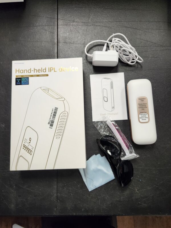 Aopvui IPL at-Home Hair Removal Device for Women and Men, Laser Permanent Hair Remover 999999 Flashes for Arm Leg Back Whole Body Us | EZ Auction