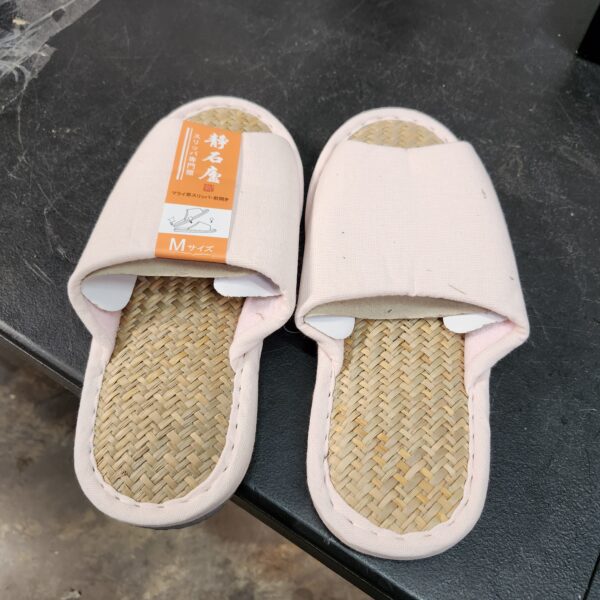 *** SIZE M *** Women Mens Unisex Washable Cotton Open-Toe Home Slippers Indoor Shoes Casual Flax Soft Non-Slip Sole Shoes | EZ Auction