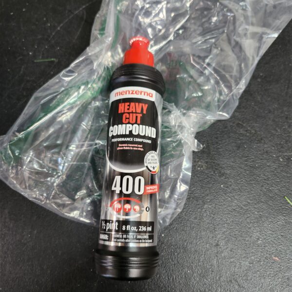 menzerna "Heavy Cut Compound 400" Car Polish I Heavy Cut, Medium Cut & Finish I Buffing & Polishing Compound for Scratch Repair I For Scratches, Swirls & Holograms I High Abrasion, silicone free I 8oz | EZ Auction