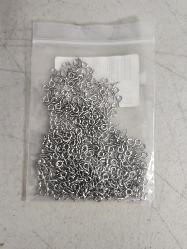 Small Screw Eye Pin (304) Stainless Steel 4mm x 8mm Eyelet Hook for Jewelry Tiny Hook Screws Ring 300 Pcs | EZ Auction