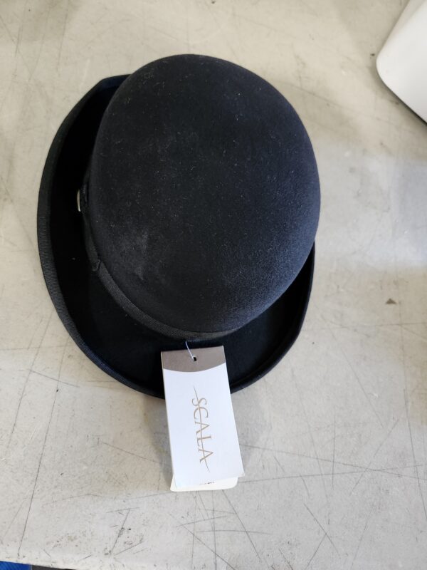 SIZE M* Scala Classico Men's Wool Felt Bowler Hat | EZ Auction