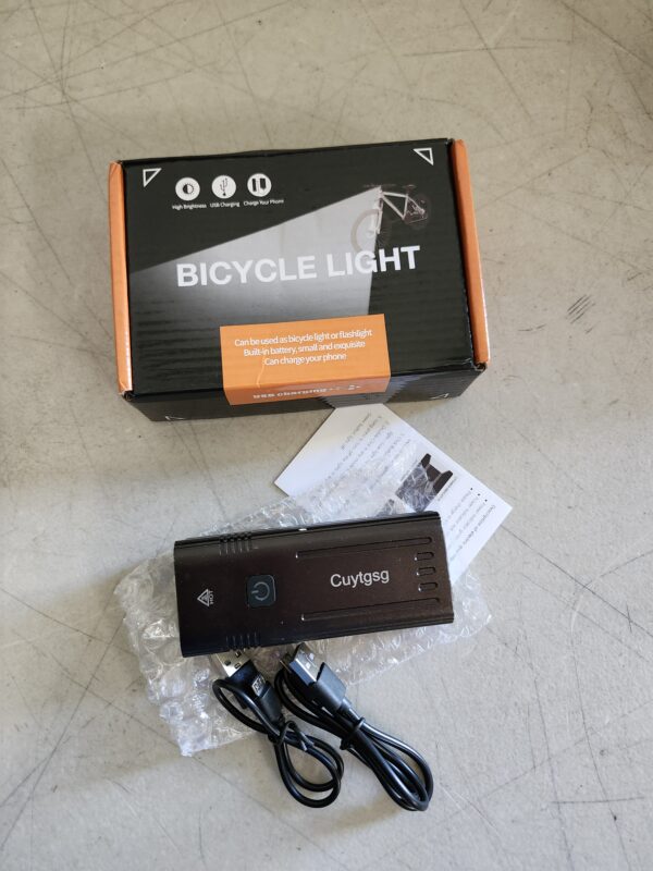 2024 New 6 LED 9500 Lumen Super Bright Bike Lights for Night Riding,360°Rotatable Bike Headlight,Bicycle Light-10 Modes,Runtime 36+ hrs,Upgrade Waterproof USB Rechargeable Bike Light,Free Taillights | EZ Auction