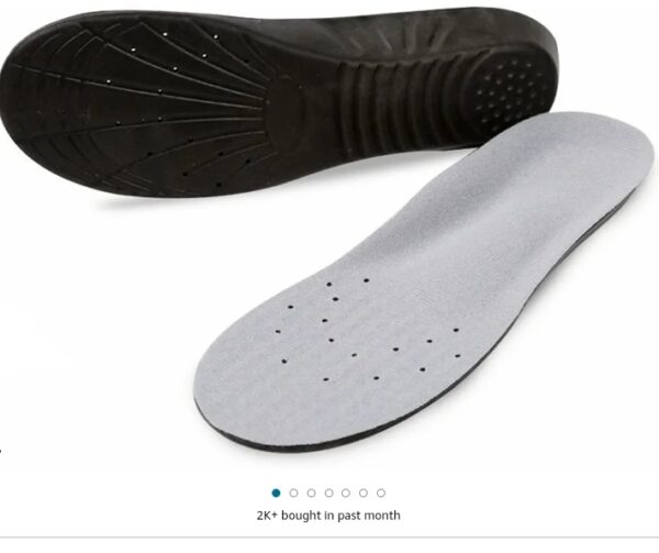 Shoe Insoles, Memory Foam Insoles, Providing Excellent Shock Absorption and Cushioning for Feet Relief, Comfortable Insoles for Men and Women for Everyday Use, L [US M: 8-12/W: 10-15] Black | EZ Auction