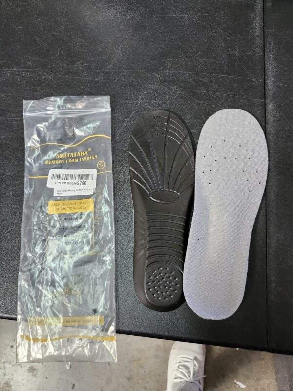 Shoe Insoles, Memory Foam Insoles, Providing Excellent Shock Absorption and Cushioning for Feet Relief, Comfortable Insoles for Men and Women for Everyday Use, L [US M: 8-12/W: 10-15] Black | EZ Auction