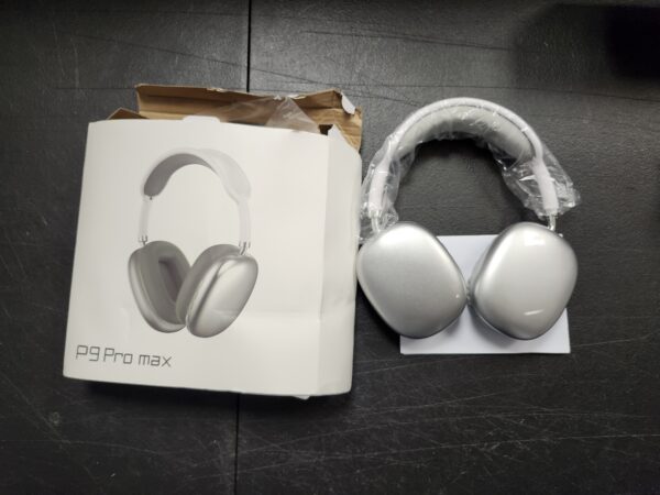 P9 Over-Ear Headphones, Epitome of Cutting-Edge Design and Premium Sound Quality. Elevate Your Listening Experience, Fusion of Style and Comfort. (White) | EZ Auction