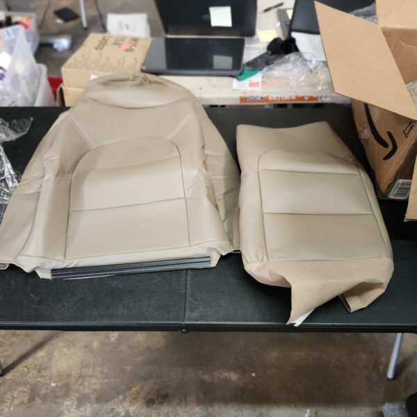 Ford F250 F350 Lariat 1999 2000 AUTOKAY Driver Passenger Side Seat Cover Tan Fits for Ford F250 F350 Lariat 1999 2000 | EZ Auction