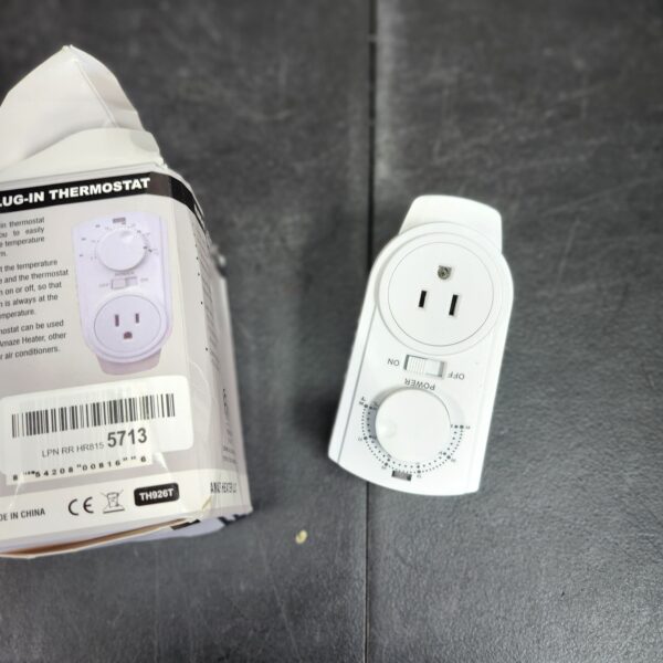 Amaze Plug in Thermostat - Compatible for all Heaters, Fans and Air Conditioners. | EZ Auction