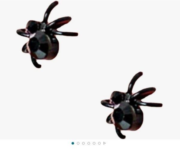 1 Pairs S925 Silver Spider Earrings For Women Punk Stud Earrings | EZ Auction