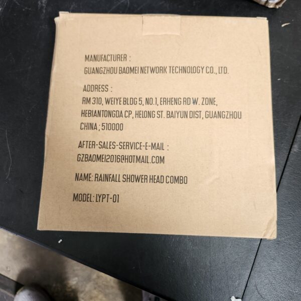 *** USED *** Shower Head, NERDON 12'' High Pressure Rainfall Shower Head Handheld Combo 5 Settings with 15'' Brass Height/Angle Adjustable Extension Arm 60" Hose, Stainless Steel Bath Rain Showerhead with 4 Hooks | EZ Auction