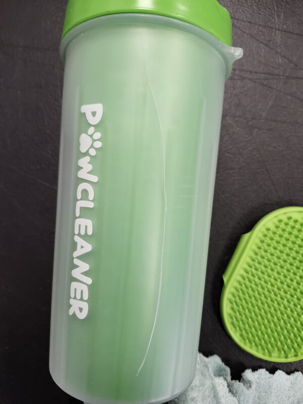 ***CRACK ON THE SIDE***dog paw cleaner big green | EZ Auction