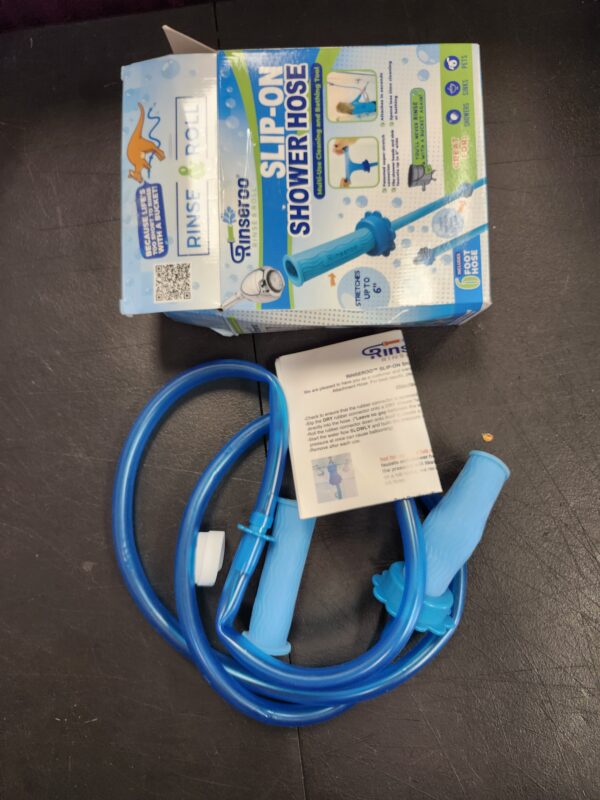 Rinseroo Tub Hose: No-install, Ultra Flex Hose Slips On to Spout for Hair Washing, Baby or Dog Bath. Bathtub Showerhead Attachment. Shower Adapter Faucet. Fits All Spouts Up 3'' Wide | EZ Auction