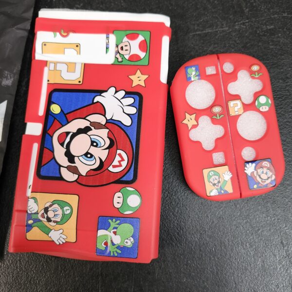 for Nintendo Switch OLED Case Cute Cartoon Anime Design Cases Kawaii Fun Funny Fashion Soft Slim Protective Dockable Joycon Shell Cover for Kids Boys Teens Girls for Switch OLED 2021 Red | EZ Auction
