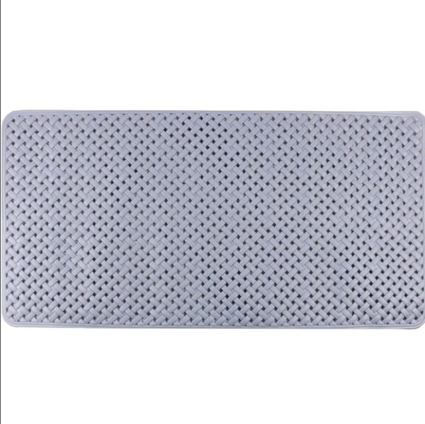 Shower Mat Bath Mats for Bathroom Non Slip Set with Hollow Drainage Holes and Suction Cups 27.5 * 14inch Suitable for Children The Elderly Adults Bathtub Mats for Bathroom Non Slip (Dark Grey) | EZ Auction