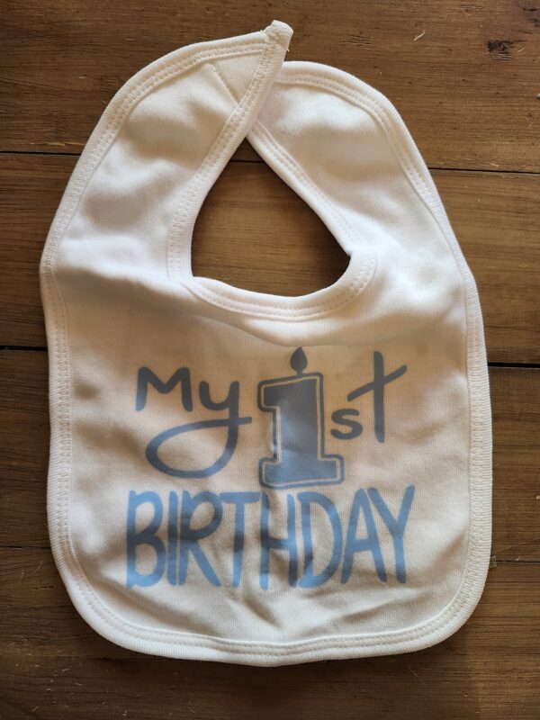 Aiden's Corner Handmade Cute Baby Boy Girl First Birthday Smash Cake Bibs - Birthday Bib | EZ Auction