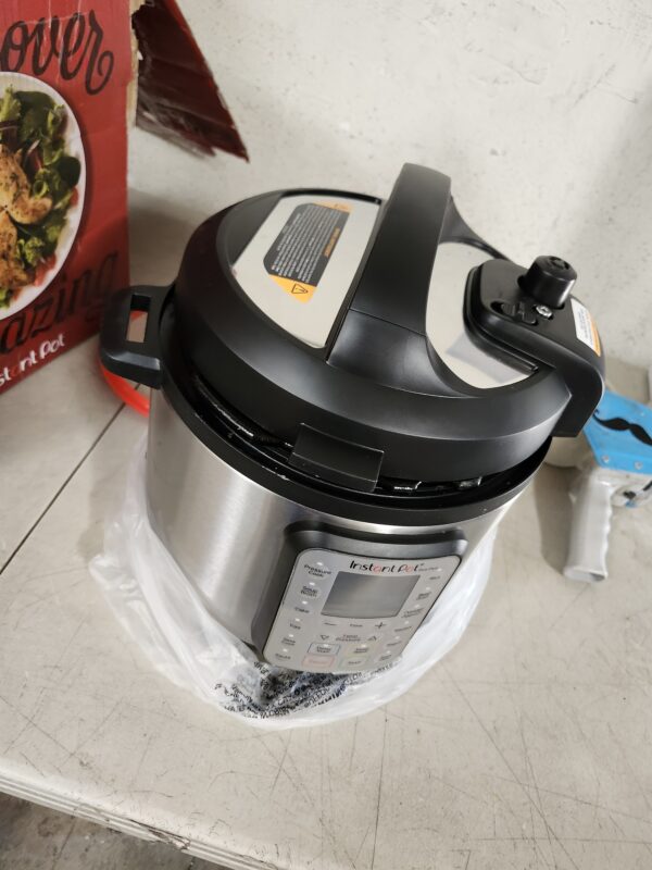 READ THE DESCRIPTION* Instant Pot Duo Plus 9-in-1 Electric Pressure Cooker, Slow Cooker, Rice Cooker, Steamer, Sauté, Yogurt Maker, Warmer & Sterilizer, Includes App With Over 800 Recipes, Stainless Steel, 6 Quart | EZ Auction