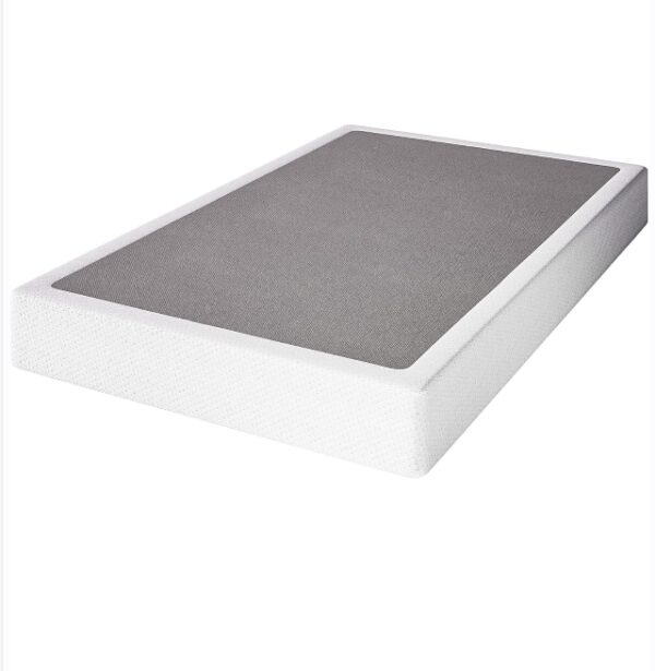 Box-Spring-Twin, Twin-Box-Spring Only, Heavy Duty Metal Twin Size Box Spring with Fabric Cover, Easy Assembly, Non Slip, Noise Free | EZ Auction