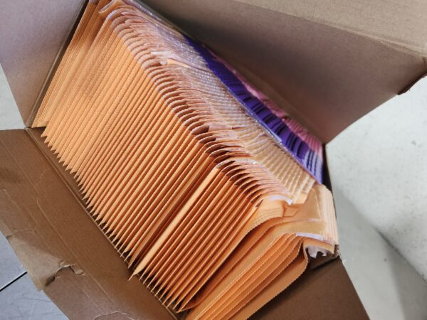 Henoyso 162 Pcs Colored Small Bubble Mailers 4x6 Inch Poly Shipping Envelopes Bulk Adhesive Jewelry Shipping Bags Cushioning Padded for Mailing Packaging(Purple, Orange, Rose Red) | EZ Auction